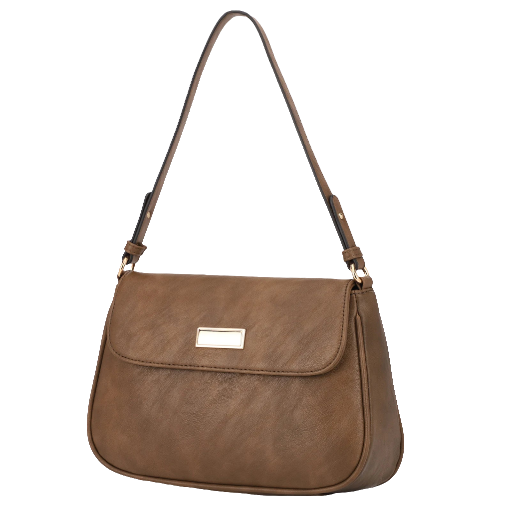 Versatile Soft Leather Shoulder Bag for Women – Adjustable Crossbody with Detachable Straps