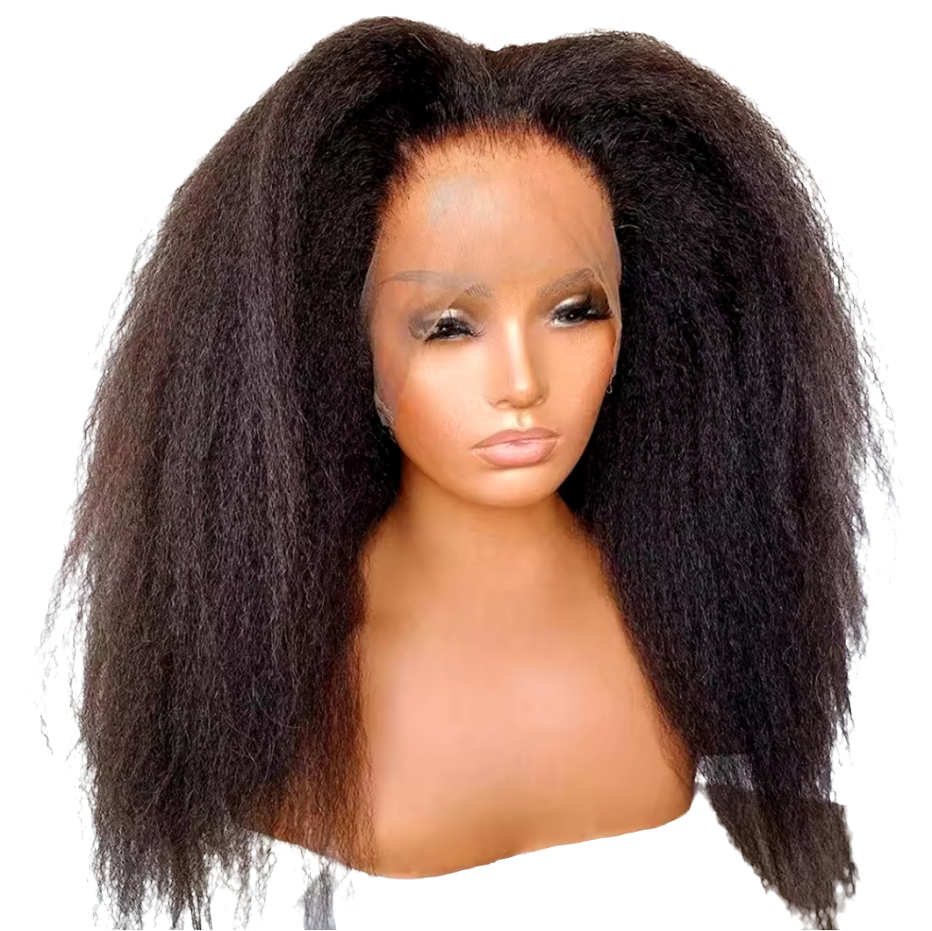 Kinky Straight Lace Front Human Hair Wig