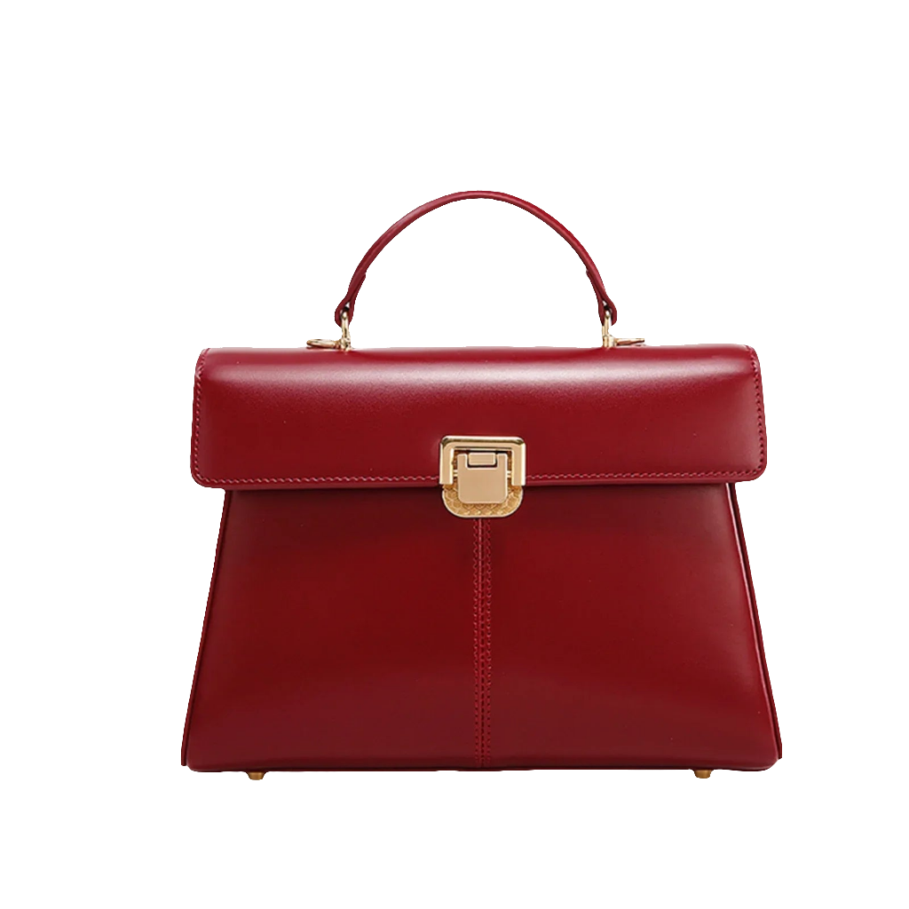 Luxury Top Handle Leather Satchel Bag