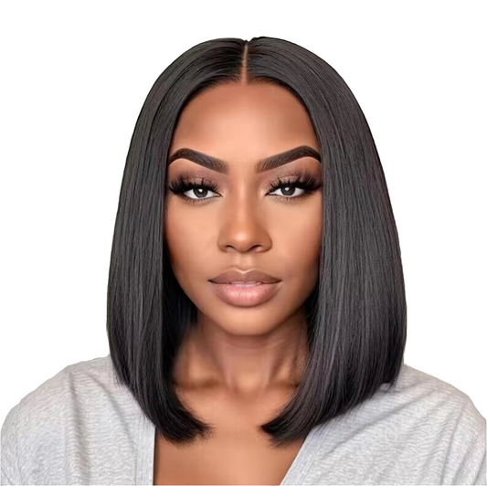 Premium Human Hair Bob Wig for Black Women