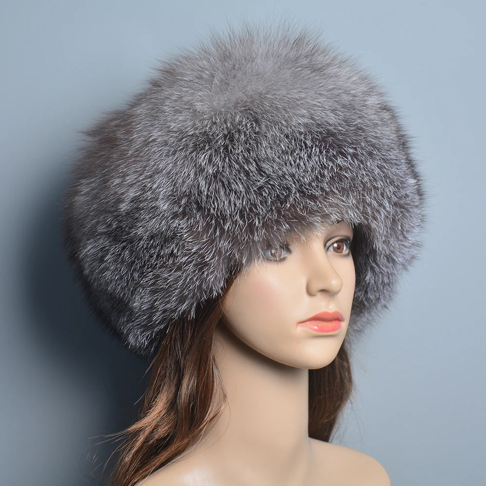 Real Fur Russian Bomber Hat